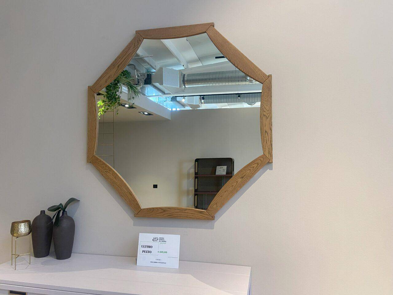 Specchiera esagonale